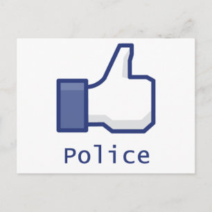 Carte Postale Like Police