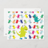 Carte Postale Lil Dino Lizards (Devant / Derrière)
