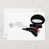 Carte Postale Lil' Ninja (Devant / Derrière)