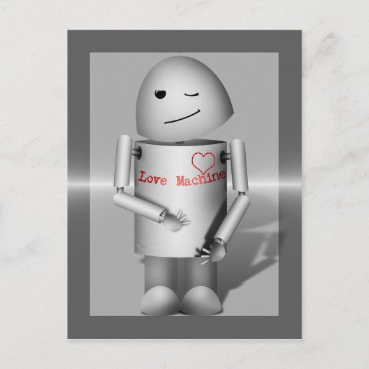 Carte Postale (Lil' Robo-x9) Love Machine (Devant)