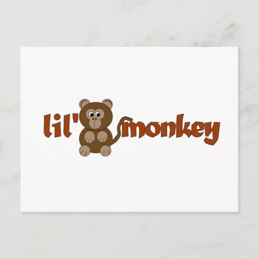 Carte Postale Lil singe (Devant)