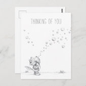 Carte postale Lil Wolf Bubbles (Devant / Derrière)