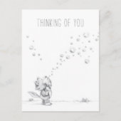 Carte postale Lil Wolf Bubbles (Devant)