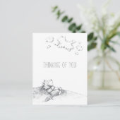 Carte postale Lil Wolf Daydreaming (Debout devant)