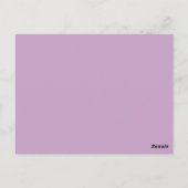 Carte Postale Lilac Merci (Dos)