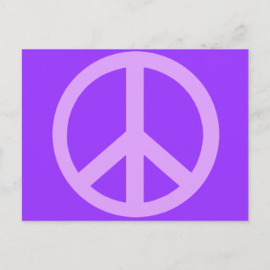 Carte Postale Lilac Signes de Paix