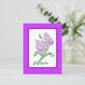 Carte Postale Lilacs (Debout devant)