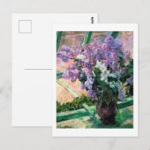 Carte Postale Lilacs dans une fenêtre, Mary Cassatt (Devant / Derrière)