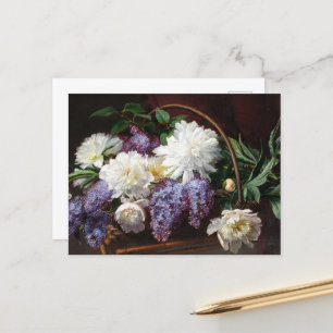 Carte Postale Lilacs et pivoines Floral Art
