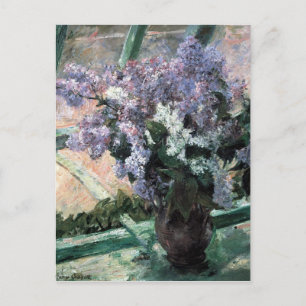 Carte Postale "Lilacs in a Window" de Cassatt