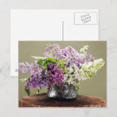 Carte Postale lilas (Devant / Derrière)