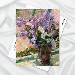 Carte Postale Lilas à la fenêtre Mary Cassatt