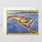 Carte Postale L'île aux trésors de San Francisco (Devant / Derrière)