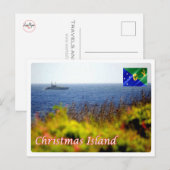 Carte Postale L'île Christmas - (Devant / Derrière)