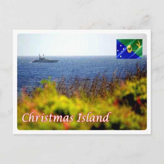 Carte Postale L'île Christmas - (Devant)