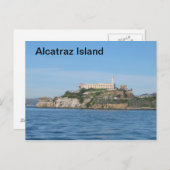 Carte Postale L'île d'Alcatraz (Devant / Derrière)