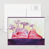 Carte Postale L'île de Bonsai pourpre (Devant / Derrière)