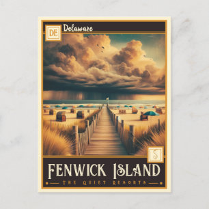 Carte Postale L'île de Fenwick, Delaware   VINTAGE