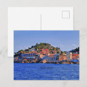 Carte Postale L'île de Giglio, archipel toscan, Italie (Devant / Derrière)