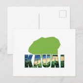 Carte Postale L'île de Kauai (Devant / Derrière)