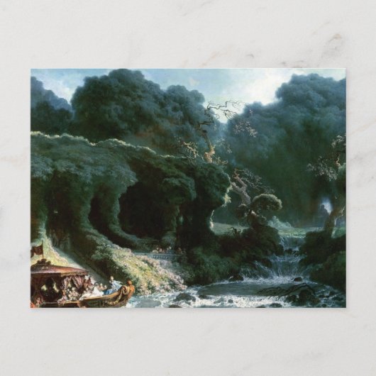 Carte Postale L'île de l'amour par Jean Honore Fragonard Postca (Devant)