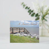 Carte Postale L'île de Saint-Simon (Debout devant)