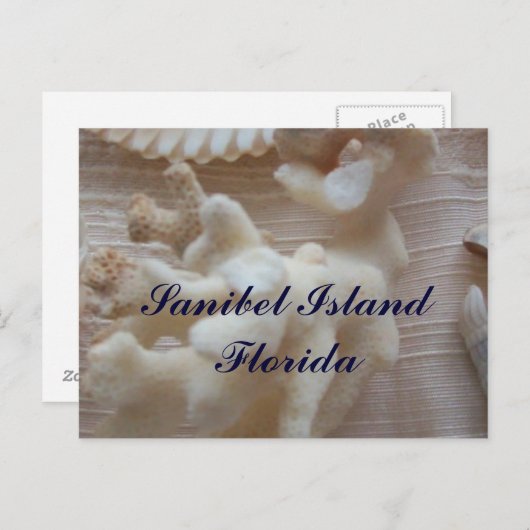 Carte Postale L'île de Sanibel (Devant / Derrière)