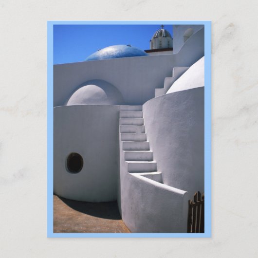 Carte Postale L'île de Santorin en Grèce (Devant)