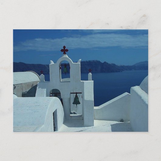 Carte Postale L'île de Santorin Grèce (Devant)