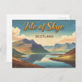Carte Postale L'île de Skye - La beauté sauvage de l'Écosse (Devant / Derrière)