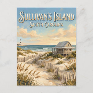Carte Postale l'île de Sullivan Caroline du Sud