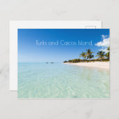 Carte Postale L'île de Turks and Caicos (Devant / Derrière)