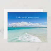 Carte Postale L'île de Turks and Caicos (Devant / Derrière)
