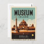 Carte Postale L'île des musées berlin-le coeur historique de Ber (Devant / Derrière)