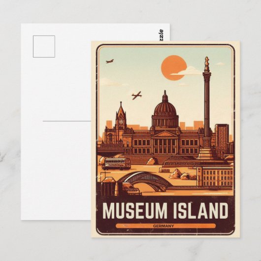 Carte Postale L'île des musées berlin-le coeur historique de Ber (Devant / Derrière)