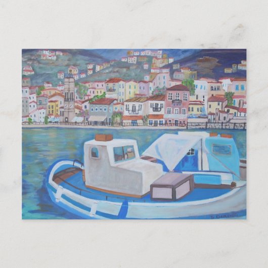 Carte Postale L'île d'Hydra, Grèce (Devant)