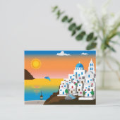 Carte Postale L'île grecque (Debout devant)