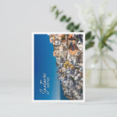 Carte Postale L'île grecque de Santorin panorama touristique ext (Debout devant)