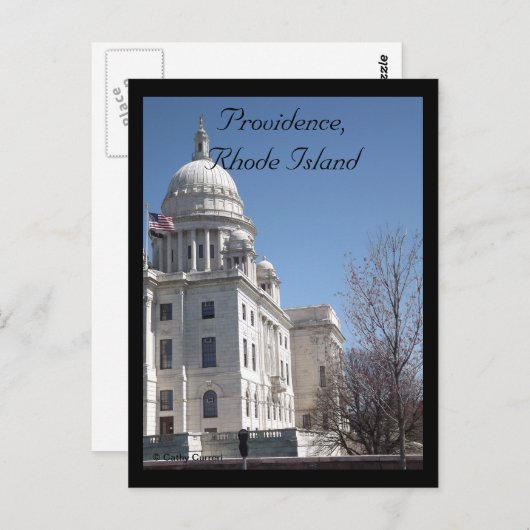 Carte Postale L'île Rhode (Devant / Derrière)