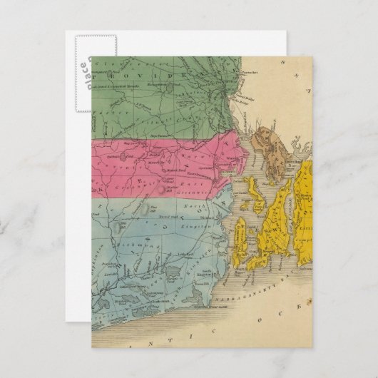 Carte Postale L'île Rhode (Devant / Derrière)