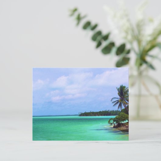 Carte Postale L'île tropicale (Debout devant)