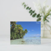 Carte Postale L'île tropicale de Rangiroa (Debout devant)