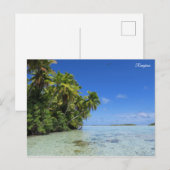 Carte Postale L'île tropicale de Rangiroa (Devant / Derrière)