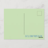 Carte Postale L'île tropicale des palmiers (Dos)