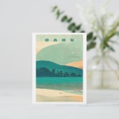 Carte Postale L'île tropicale Oahu (Debout devant)