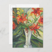 Carte Postale Lilies (Devant / Derrière)