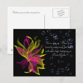 Carte postale Lilies N'Bubbles (Devant / Derrière)
