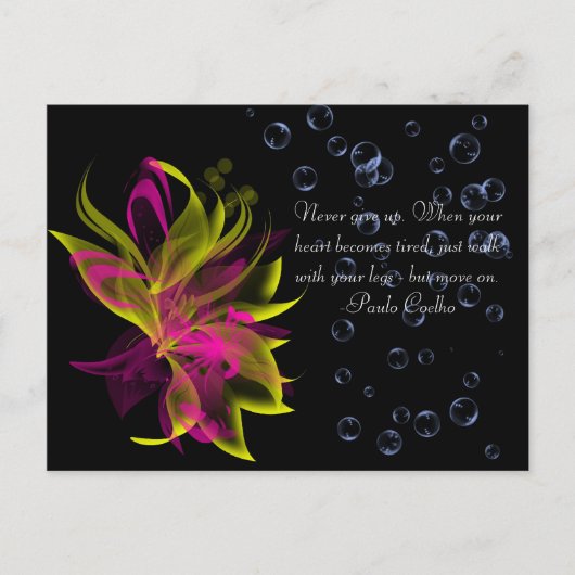 Carte postale Lilies N'Bubbles (Devant)