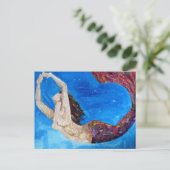Carte Postale Lilith - mermaid collage art (Debout devant)