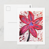 Carte Postale Lilium orientalis (Devant / Derrière)